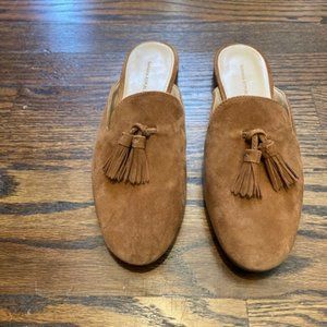 Tassel Suede Mules